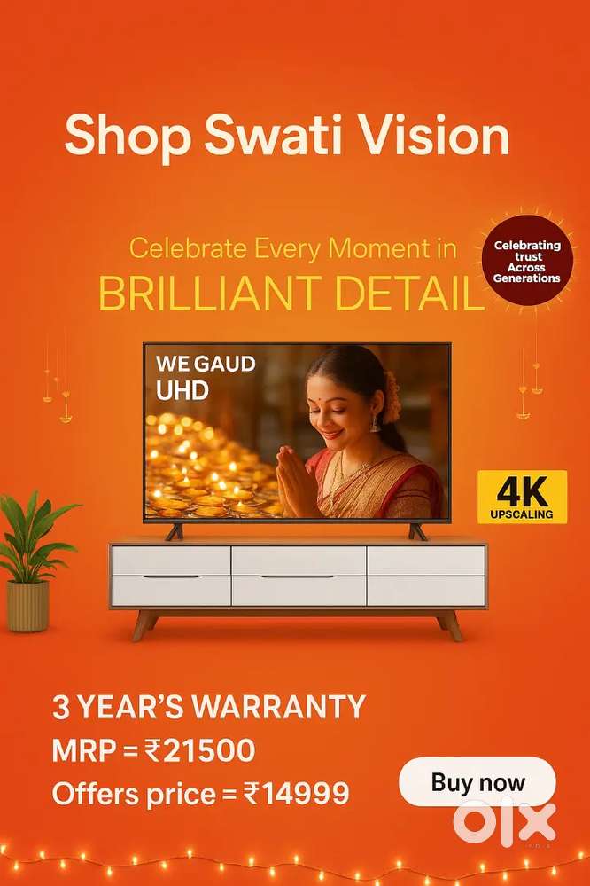 43  inch LED TV Full HD 4k smart Android seal pack