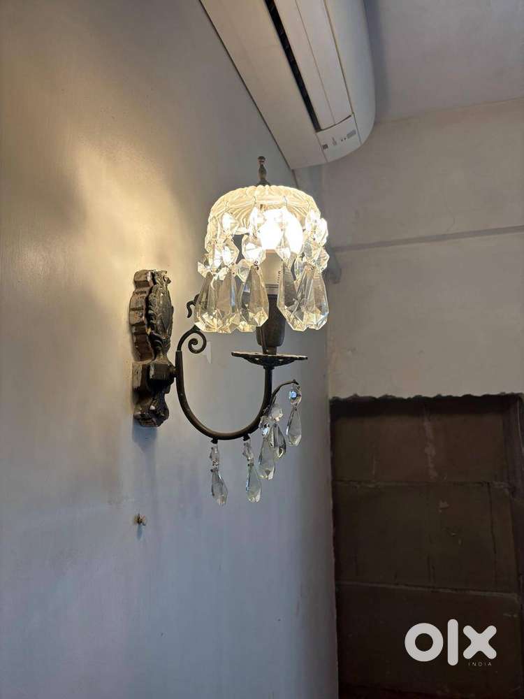 Ceiling and wall crystal light sets