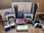 PS5 Bundle - 3 Wireless Controllers, 6 Games, Cooling & Charging Stand