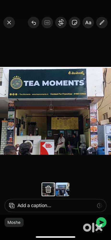 Tea moments franchise