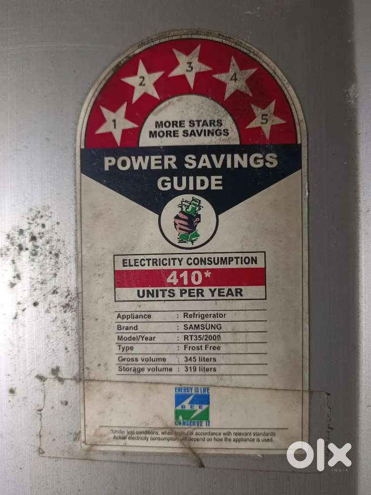 Samsung fridge 345 litres