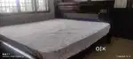 Wooden bed cot, king size 6'X6'3