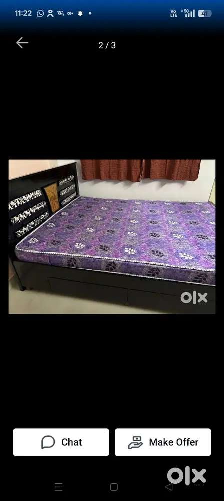 This is new bed one year old urgent need payment