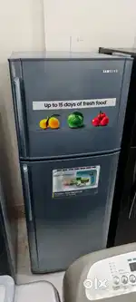 Double door fridge with warranty and good condition