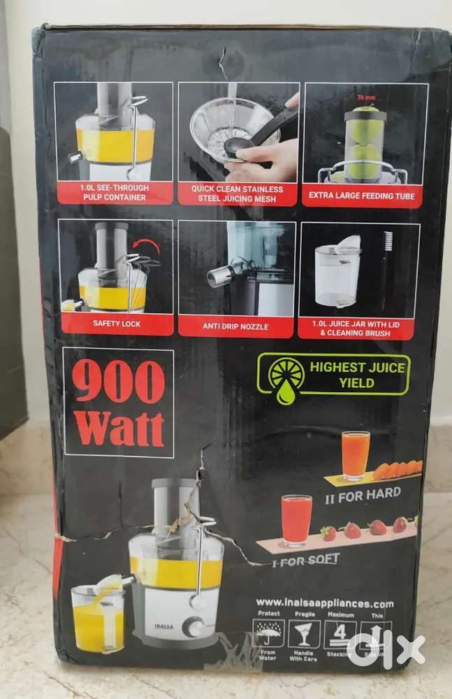 INALSA 900 WJuicer STAINLESS STEEL, HAVELLS 1100 W IRON