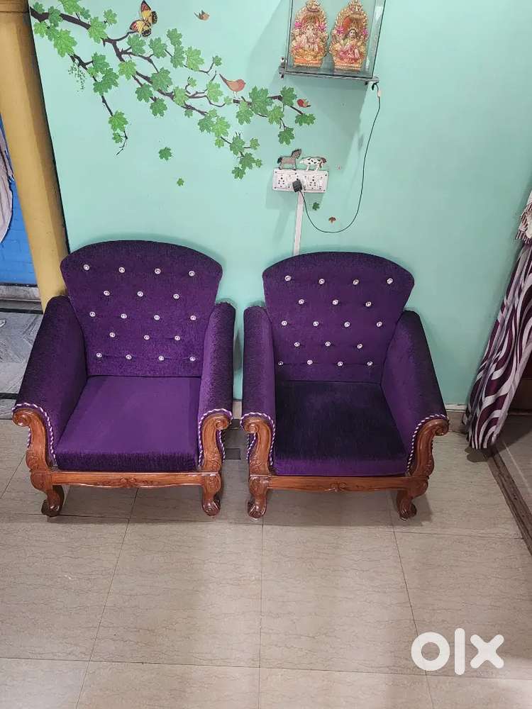 Brand new Teak wood 2 seater sofa