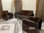 Amazing conditions 3+1+1 wooden sofa set full polish