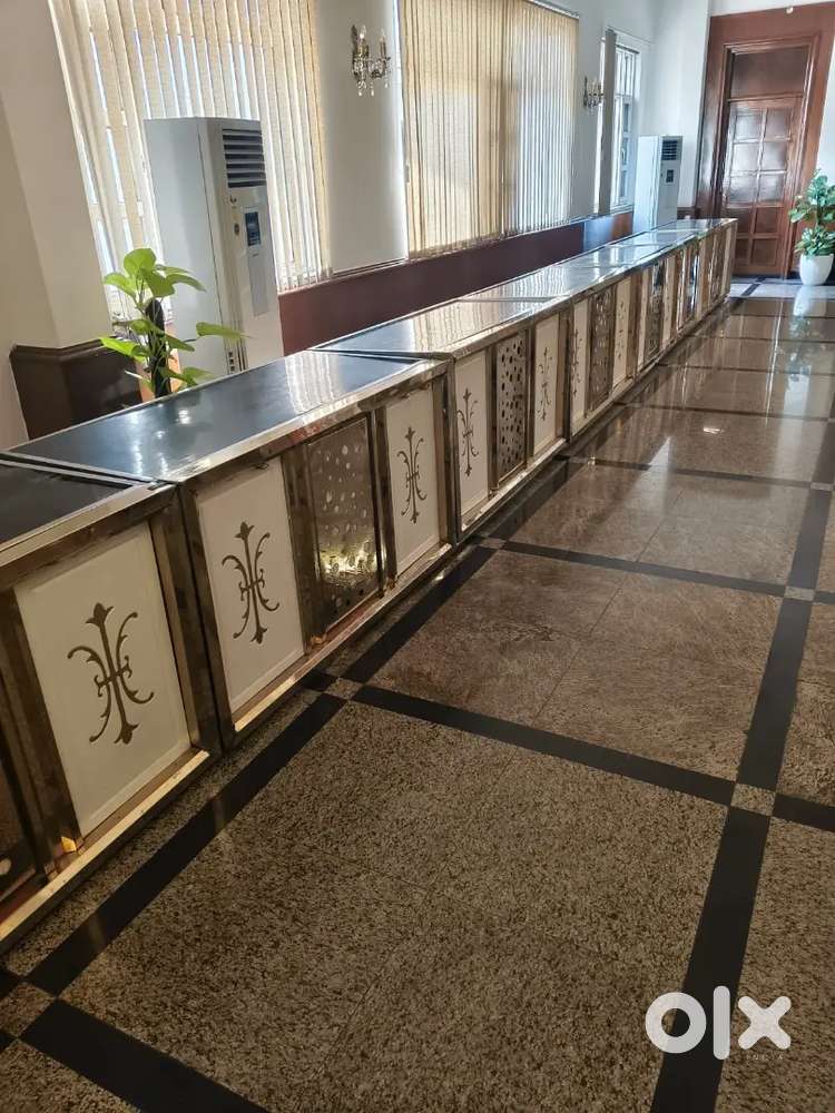 Counter for catering food display counter tent farmhouse banquet etc