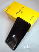 Realme narzo 20pro good condition and smooth working with Box