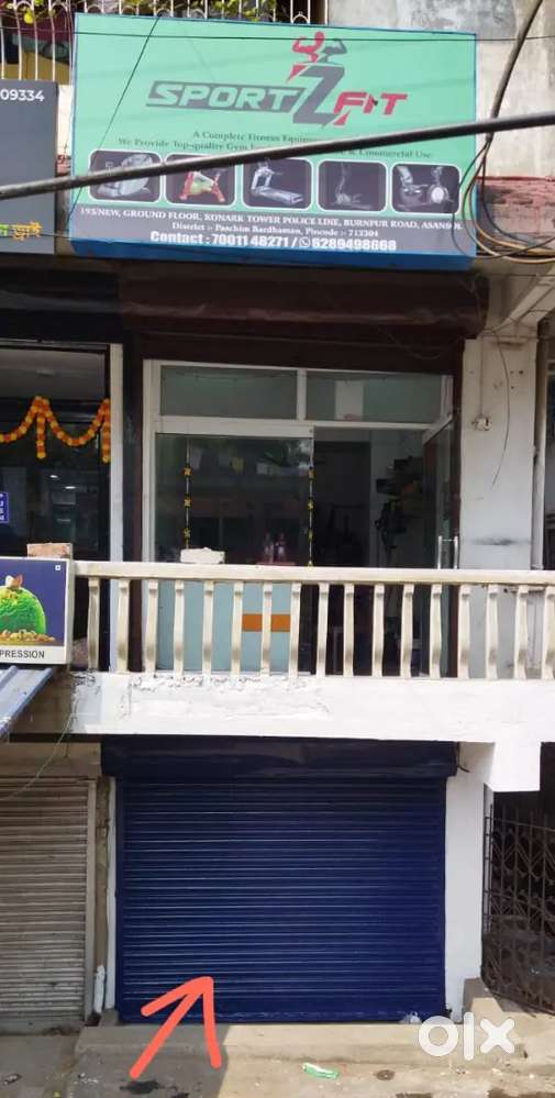 Asansol police line, Burnpur Road facing shop for sale. ( 25ft ×8ft).