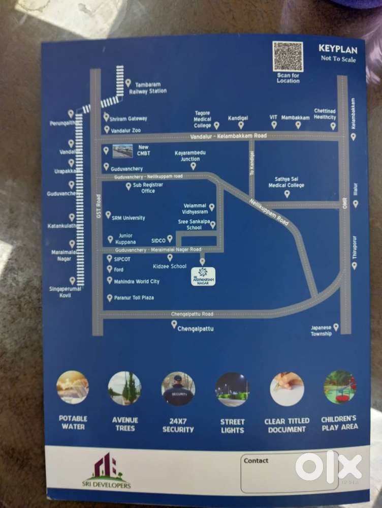 Residential plots available in low budget at maraimalai nagar @ 10L