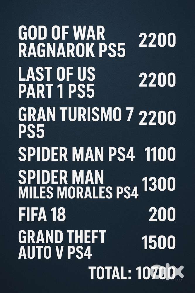 PS5/PS4 Games