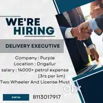 Delivery Executive-urgent hiring. Palakkad Ongallur