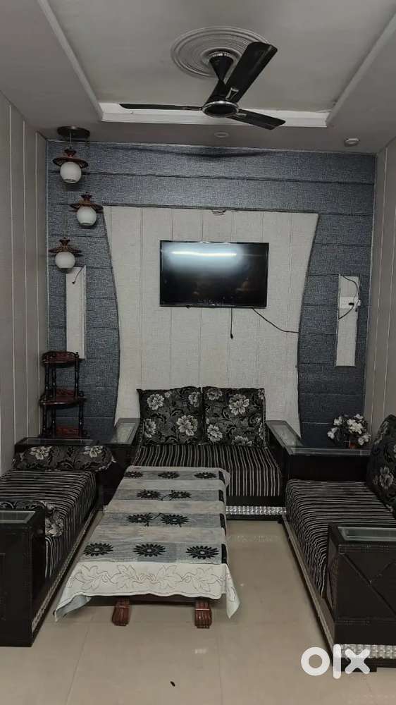 2bhk fully furnished Flat Golden Enclave Lohgarh rd Zirakpur