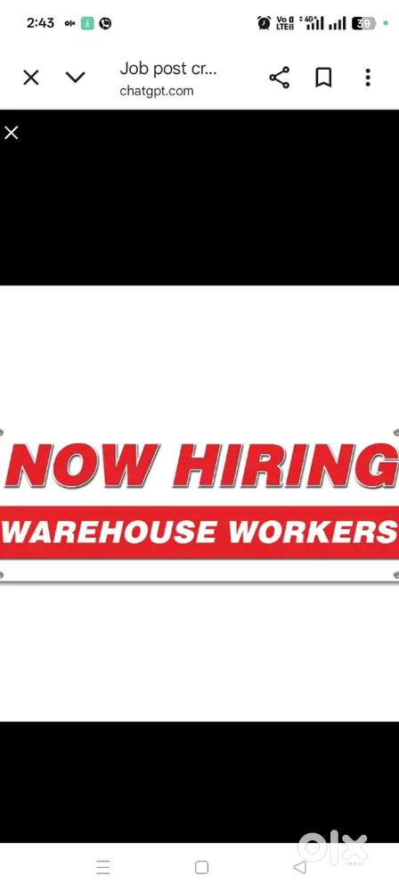 Wanted Warehouse Pickers packers - Angamaly cochin