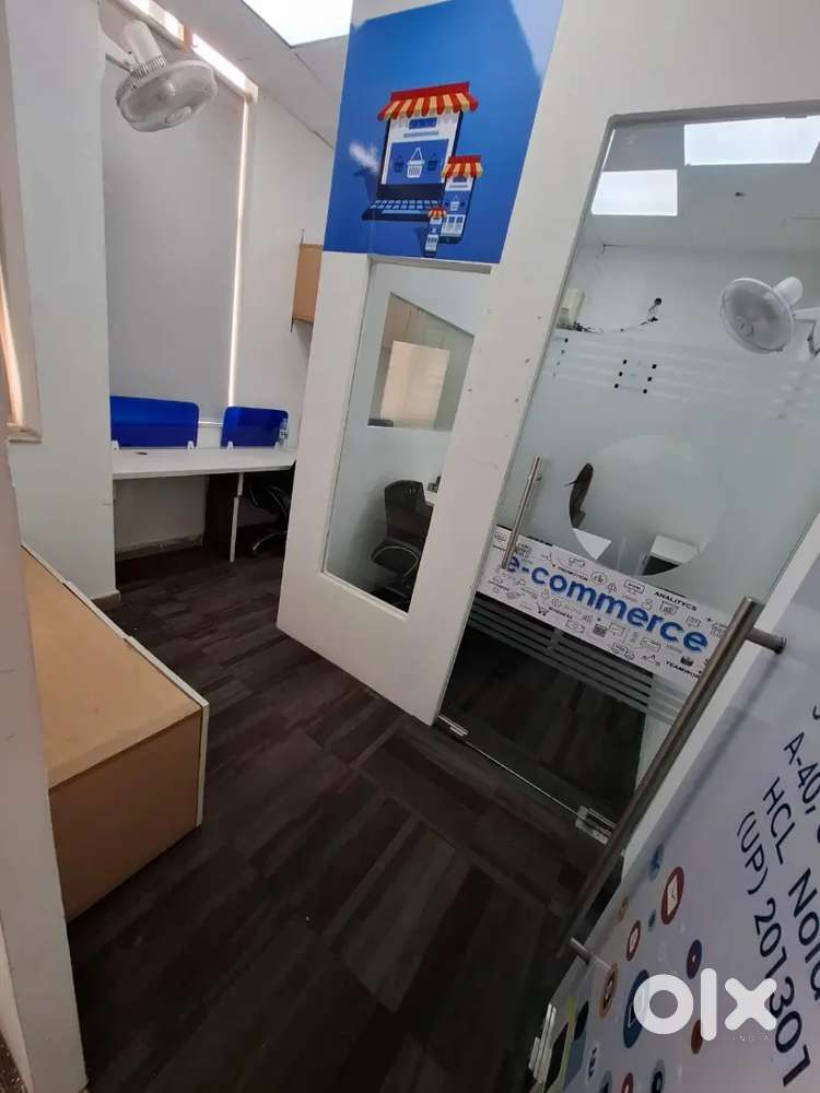 1Cabin,4Seat .Fully Furnished  Office Space For Rent In Noida Sec 2.