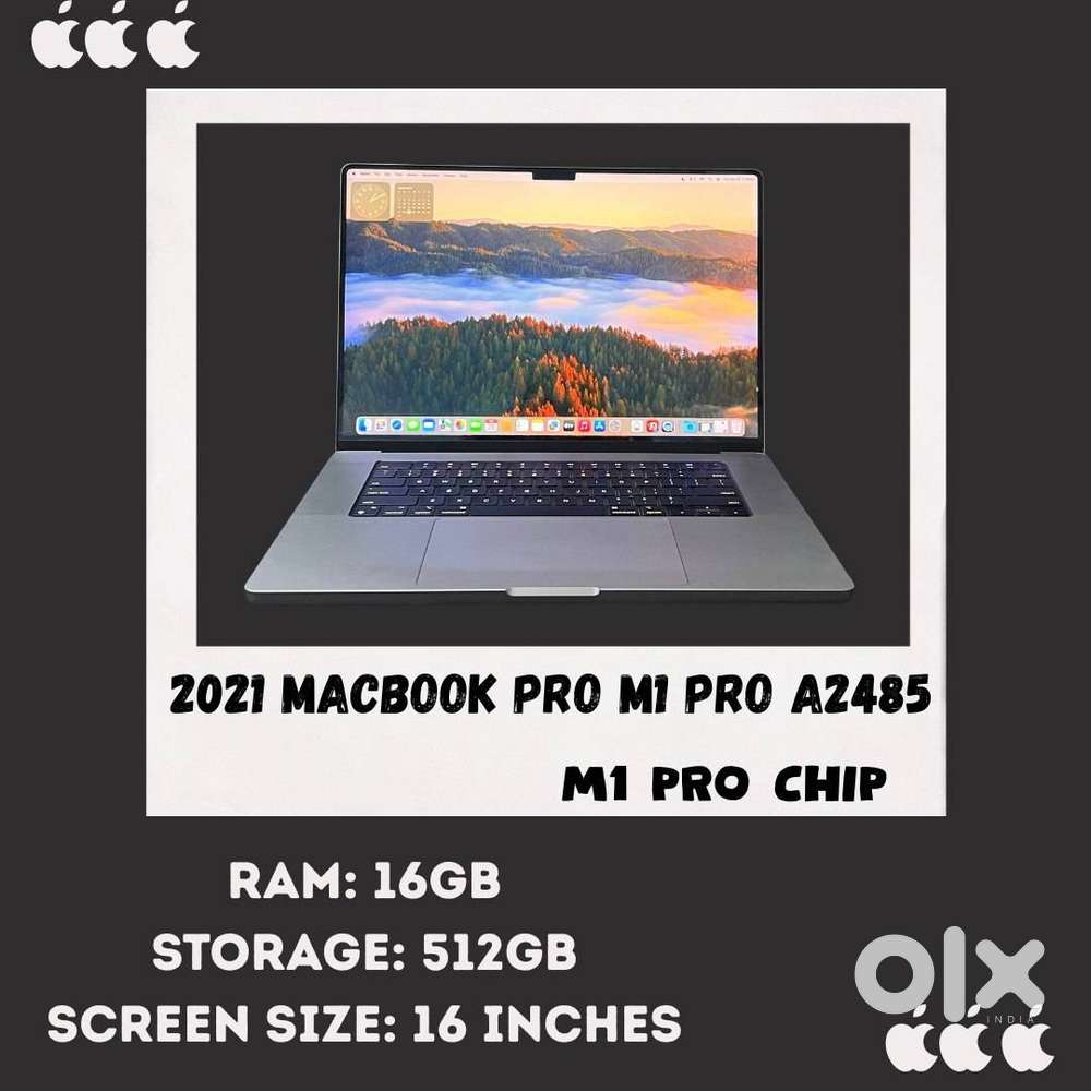 MacBook Pro 16” M1 Pro (2021)  16GB RAM  512GB SSD