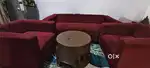Red 5 Seater Sofa Set – 3+1+1