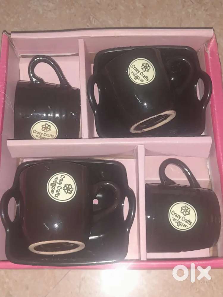 Black Cup set of 3
