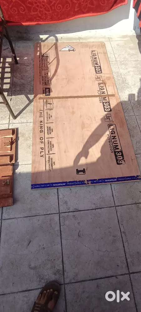 Solid Babul Wood Double Bed with Storage & Mattress  Good Condition