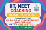 If you want Chemistry home Tuition or Online Classes contact me