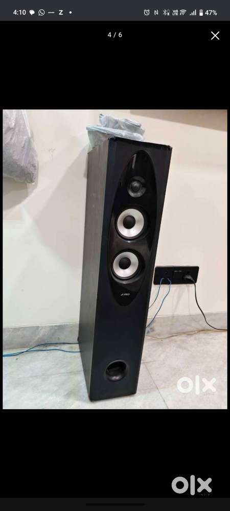 F and d t60x tower speaker best bass sound system