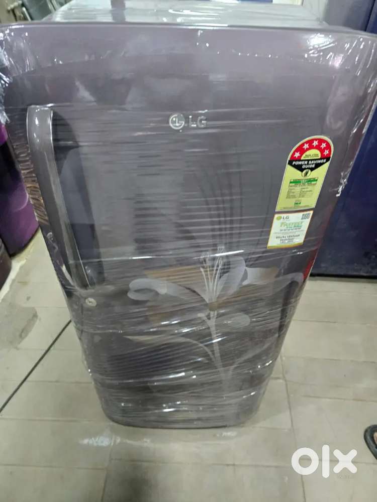 Stainless steel single door fridge