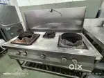 Chinese gas range 2+1