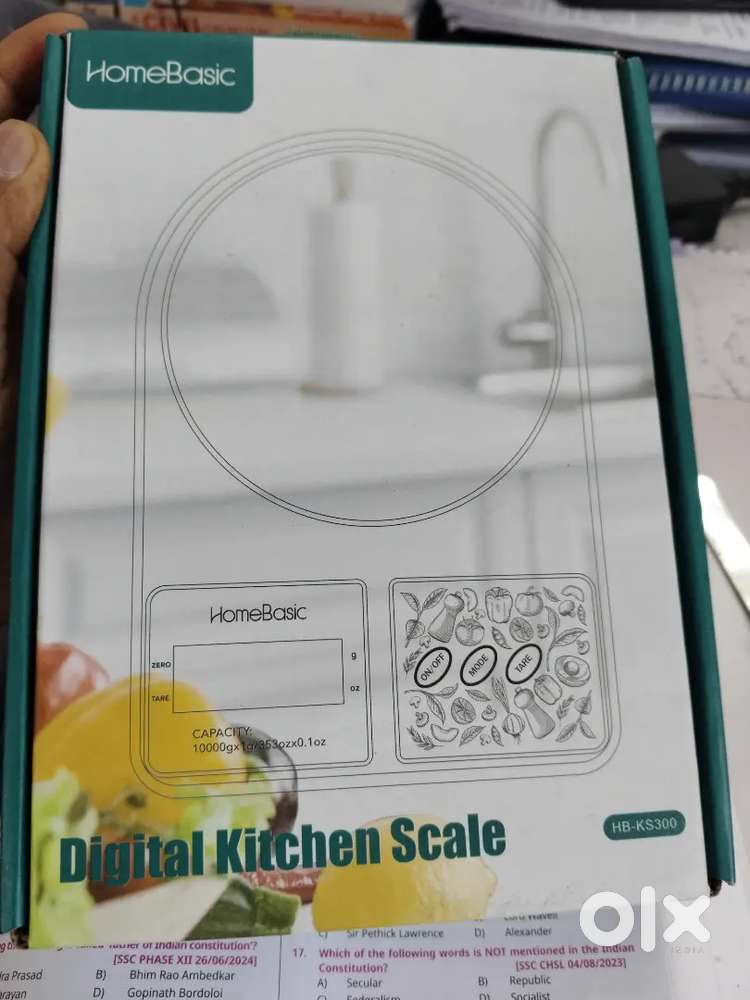 Kitchen weighing machine