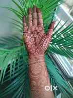 Mehendi service with organic mehendi cones