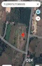 1.55ஏக்கர் 300அடி தார் ரோடு பேஸ் பெருமாநல்லூர் 5KM