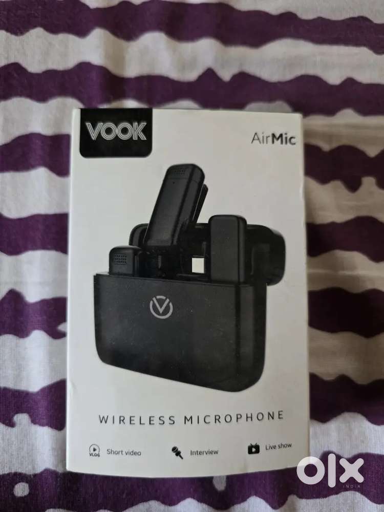 Vook Wireless Microphone  Mint Condition  Available with Box