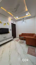 1 bhk with 2 balcony semi furnished