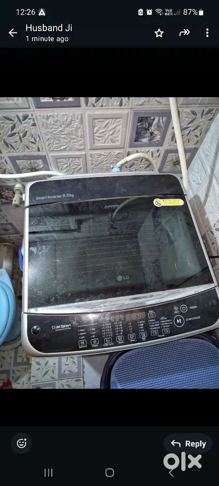 Top load lg washing machine good condition