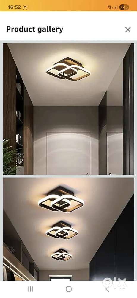 Brand new decor light and homecentre mirror set for sale