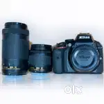 Nikon D5300 DSLR Camera & Dual Lenses (18-55mm & 70-300mm) & Full Kit