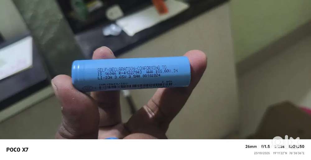 18650 3.5AH LITHIUM IOAN CELL