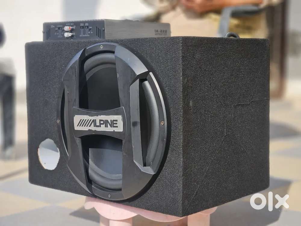 Basetube alpine 12 i ch 1500w urgent sale