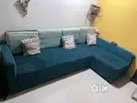 3 Seater Sofa with storage and L-shaped sofa with storage