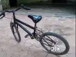 Streehawk kids Matt black color cycle . Details are given below