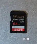 SanDisk extreme 64gb memory card