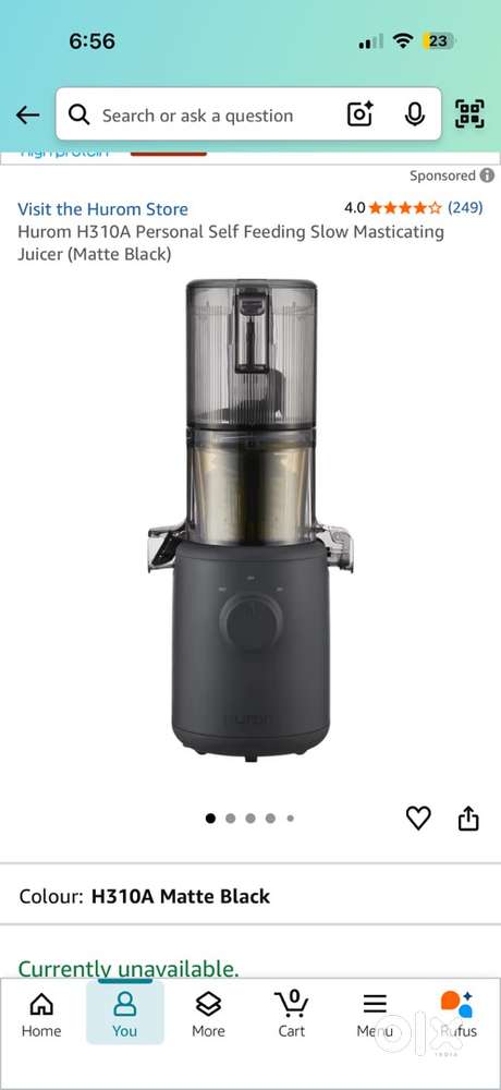 Hurom slow juicer