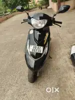 Black TVS Scooty Zest 110 in excellent Condition with good mileage