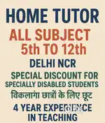 Experienced Home Tutor for Classes 5th to 12th – All Subjects