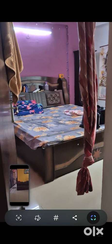 Fully furnished 1 bhk with 2 balcony and 2 washroom