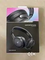 Bose QuietComfort Ultra Headphones- Sealed box (Indian unit) - Black