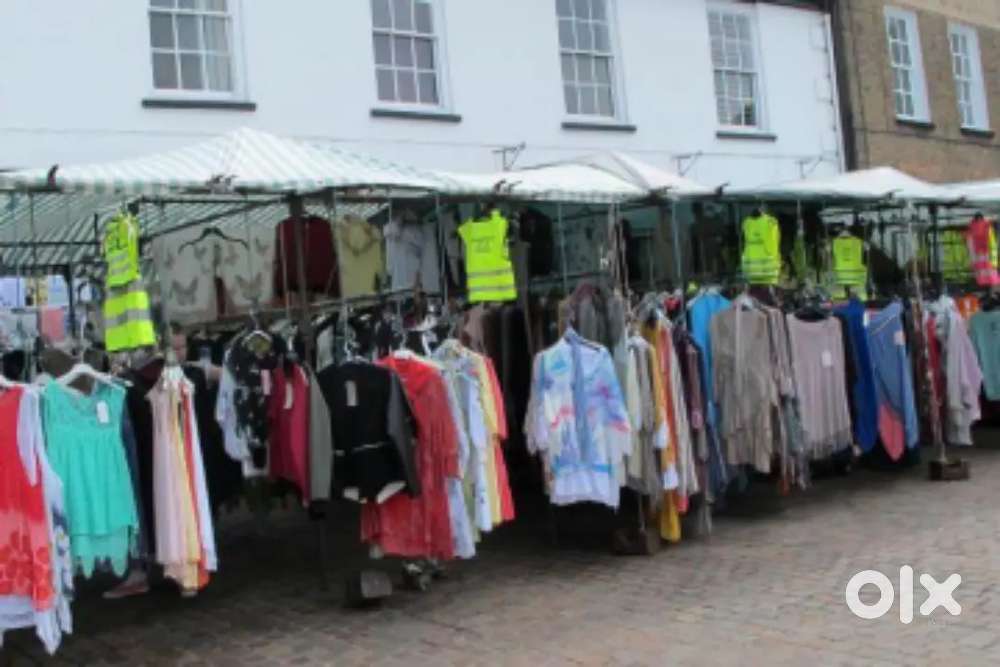 sale clothes in market bazar