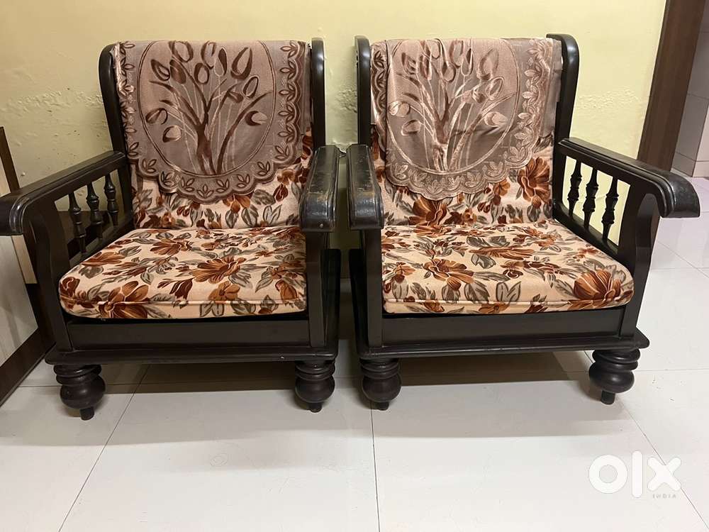 Pure Saag (Teak) Wood Chairs – Premium Quality (Set of 2)