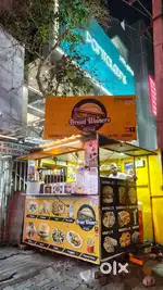 Running kiosk for sale with full materials( sandwich shop)