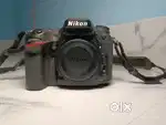 Nikon D7200 with lens, double battery and accessories